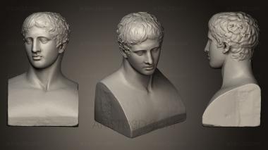 Busts and heads antique and historical (BUSTA_0422) 3D model for CNC machine